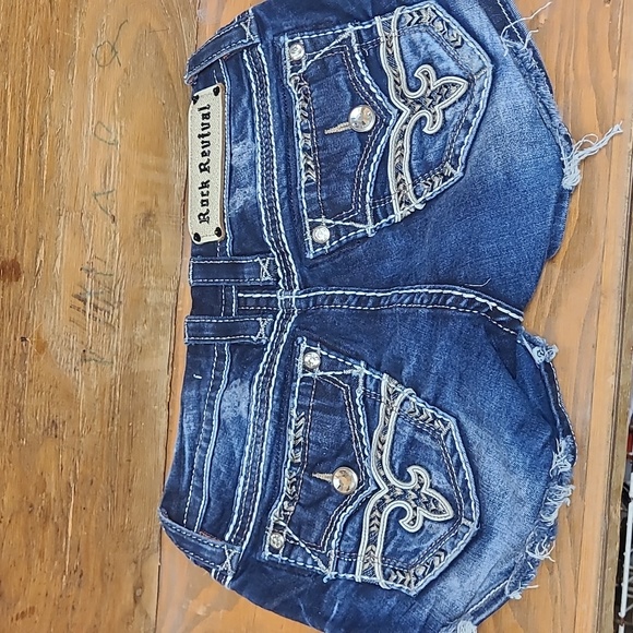 Rock revival shorts size 24 blue - Picture 1 of 2